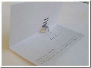 pop up business card