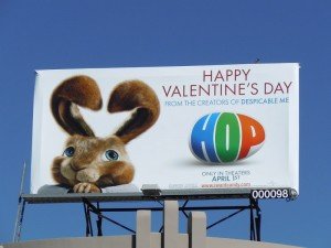 valentines billboard
