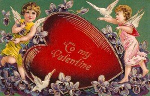 heart postcard